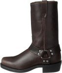 Men's Brown Mid-Calf Cowboy Biker Boots