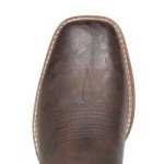 Men's Khaki Ankle Cowboy Boots - Slip-On Style