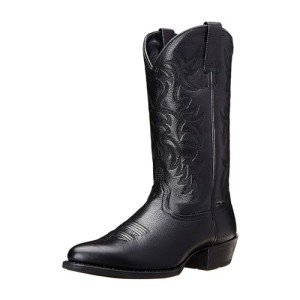Vintage Western Pointed Toe Cowboy Boots for Men