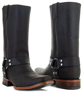 Men's Light Brown Square Toe Cowboy Boots