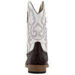 ROPER Men's Square Toe Ostrich Cowboy Boots