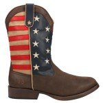 ROPER Men's Patriotic Square Toe Cowboy Boots