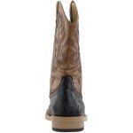ROPER Men's Black Square Toe Cowboy Boots 7.5