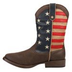 ROPER Men's Patriotic Square Toe Cowboy Boots