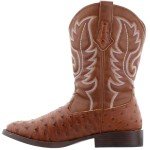 ROPER Men's Tan Square Toe Cowboy Boots, Size 10.5