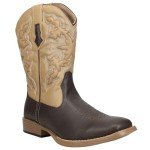 ROPER Men's Classic Brown Cowboy Boots, Size 8.5