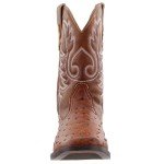 ROPER Men's Tan Square Toe Cowboy Boots, Size 10.5