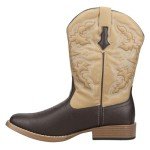 ROPER Men's Classic Brown Cowboy Boots, Size 8.5