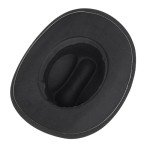 Retro Black Cowboy Hat with Turquoise Bling
