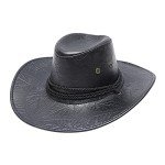 Men's Leather Cowboy Hat - Aussie Western Style