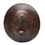 Men's Western Leather Cowboy Hat with Buckle Band