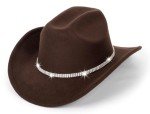 Vintage Western Bling Cowboy Hat for Men