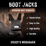 Black Leather Boot Jack by Bootjacks.com