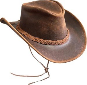 Handcrafted Leather Cowboy Hat for Men and Women