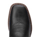 Men's Square Toe Western Cowboy Boots - Black