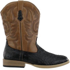 ROPER Men's Bumps Western Boot, Black, 9.5 UK