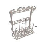 Cast Iron Cowboy Boot Rack Organizer