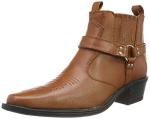 US Brass Tan Cuban Heel Cowboy Boots