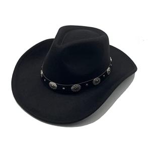 Shapeable Black Cowboy Hat for Men and Women