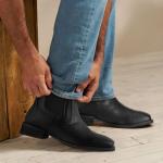 J's.o.l.e Men's Black Square Toe Cowboy Boots