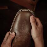 Men's Square Toe Faux Leather Cowboy Boots