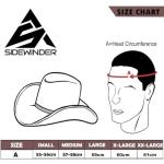 Men's and Women's Leather Outback Cowboy Hat