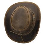 Men's and Women's Leather Outback Cowboy Hat