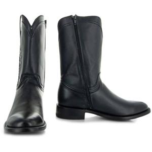 Soto Men's Genuine Leather Roper Cowboy Boots