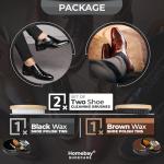 Traditional Leather Cowboy Boot Brush Set