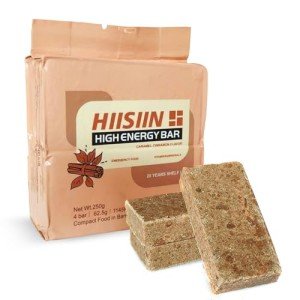 20-Year Caramel Cinnamon Energy Bar Survival Pack