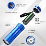 WdtPro Super Bright Mini Flashlights (6 Pack)