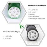 WdtPro Super Bright Mini Flashlights (6 Pack)