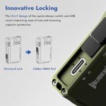 WUBEN G5 Rechargeable Mini Flashlight - 400 Lumens