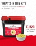 ReadyWise Powdered Eggs Bucket - 144 Servings