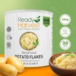 Ready Harvest Dehydrated Potato Flakes for Survival
