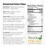 Ready Harvest Dehydrated Potato Flakes for Survival