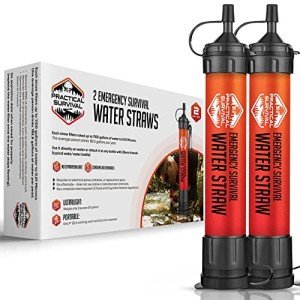 2 Emergency Water Straws – 1800-Gallon Capacity