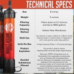2 Emergency Water Straws – 1800-Gallon Capacity