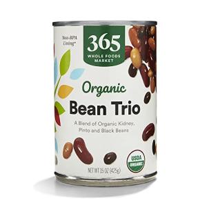 Organic Bean Trio: Kidney, Pinto & Black Beans