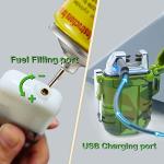 2-Pack Waterproof Windproof Dual Arc Lighters