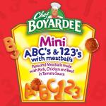 Chef Boyardee ABC's & 123's Meatball Meal, 15 Oz