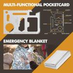 25-Piece Survival Kit for Camping and Emergencies