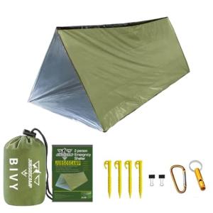 JUBSOSCAMP Mylar Emergency Thermal Tent for Two