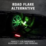 12 Ultra Bright Emergency Glow Sticks - Green