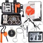 EMDMAK Black Survival Kit for Outdoor Adventures