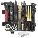 34-in-1 Survival Gear Emergency Kit for Men