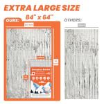 6 Pack Emergency Mylar Thermal Survival Blankets