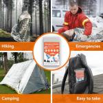 6 Pack Emergency Mylar Thermal Survival Blankets