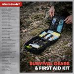 242-Piece First Aid and Survival Gear Kit