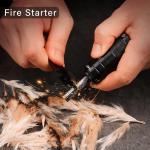 9-in-1 Camping Survival Kit with Flashlight and More